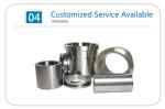 CNC Machining Railway Spare Parts , Sleeve Bearing Bush 45×60×45mm Size