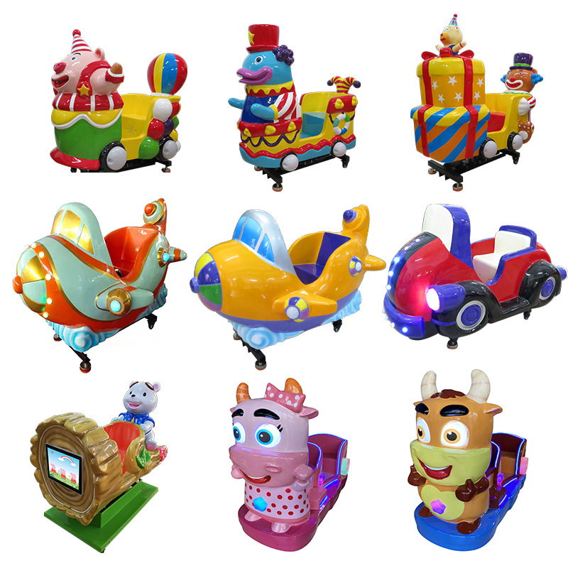 Kids Swing Rocking Amusement Coin Operated Arcade Machine with Age 8 Years Requirement