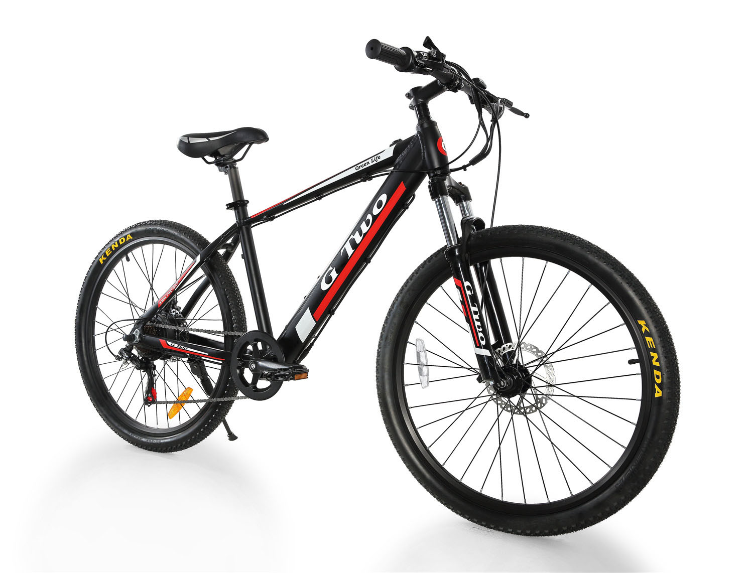 Multifunctional 26 Inch Wheel Electric Bike 48V Aluminium Alloy Frame With LCD Display