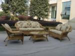 6pcs luxury garden rattan furniture