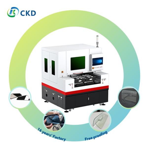 Cutting Size 260x400mm x2 Laser Glass Cutting Machine 3.5KW For Industrial