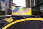 CE ROHS FCC Car Top Led Display Full Color taxi advertising screens
