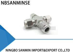 Quality UCR Union Cross Stainless Steel SS316L Tube Fittings Plumbing Fitting Pneumatic Air Fitting High Quality Sanmin wholesale