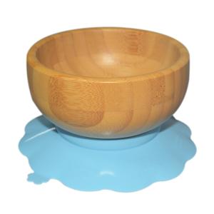 Quality MHC Silicone Baby Feeding Set Bamboo Plate Bpa Free Divided Suction Dining Kids wholesale