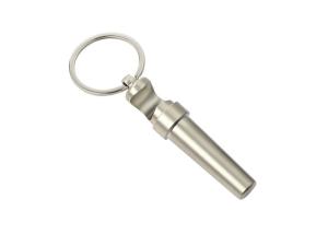 Quality Multifunction Keychain Metal Bottle Opener Key Holder Silver 17mm wholesale