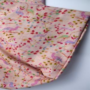 Quality Flower Digital Cotton Printed Spandex Stretch Chiffon Fabric 54*58 wholesale