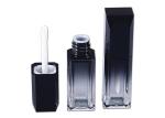Customize 4ml ABS Empty Lip Gloss Tubes Black Gradient Color