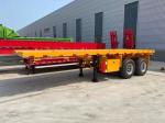 50T Load Capacity AND9400 Container Transport Flatbed Trailer Durable