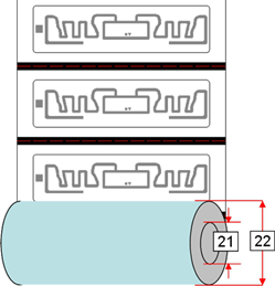 UHF Writable printing wash care RFID laundry tag for tracking