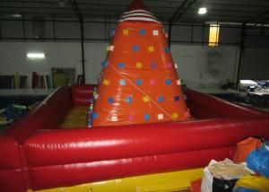 Quality Attractive Inflatable Climbers For Kids Funny Inflatable Climbing Tower Inflatable Rock Climbing Wall Sport Game wholesale