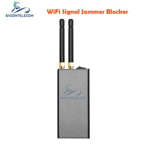 Quality 1200mAh 10m SMD WiFi GPS Signal Jammer 2 Antennas Gps Signal Blocker wholesale