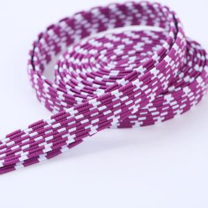Quality Braided Elastic Colored Flat Polyester Rubber Band For Skipping wholesale