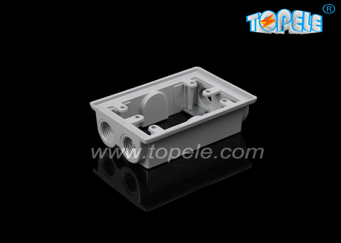 2 inch depth Weatherproof Electrical Boxes One-gang Flanged Extension Rings /four holes, Aluminum