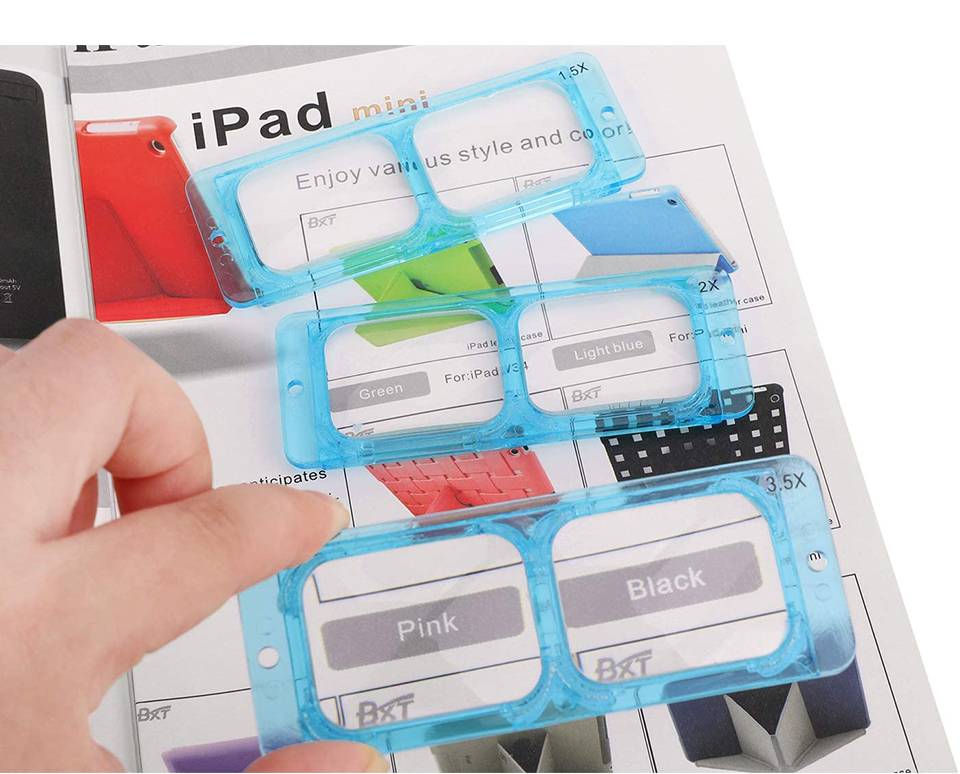Binocular Glass Jewelry Accessories Tools Magnifiers Double Lens Reading Head Wearing