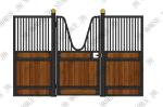 Bamboo Front 2.2m Height Horse Stall Panels