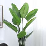 Indoor Bonsai Artificial Landing Plant Simulated Green Tropical Traveler Palm