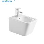 Bathroom WC pan China Suppliers White Wall Hung Bidet 490*370*300 mm size Floor