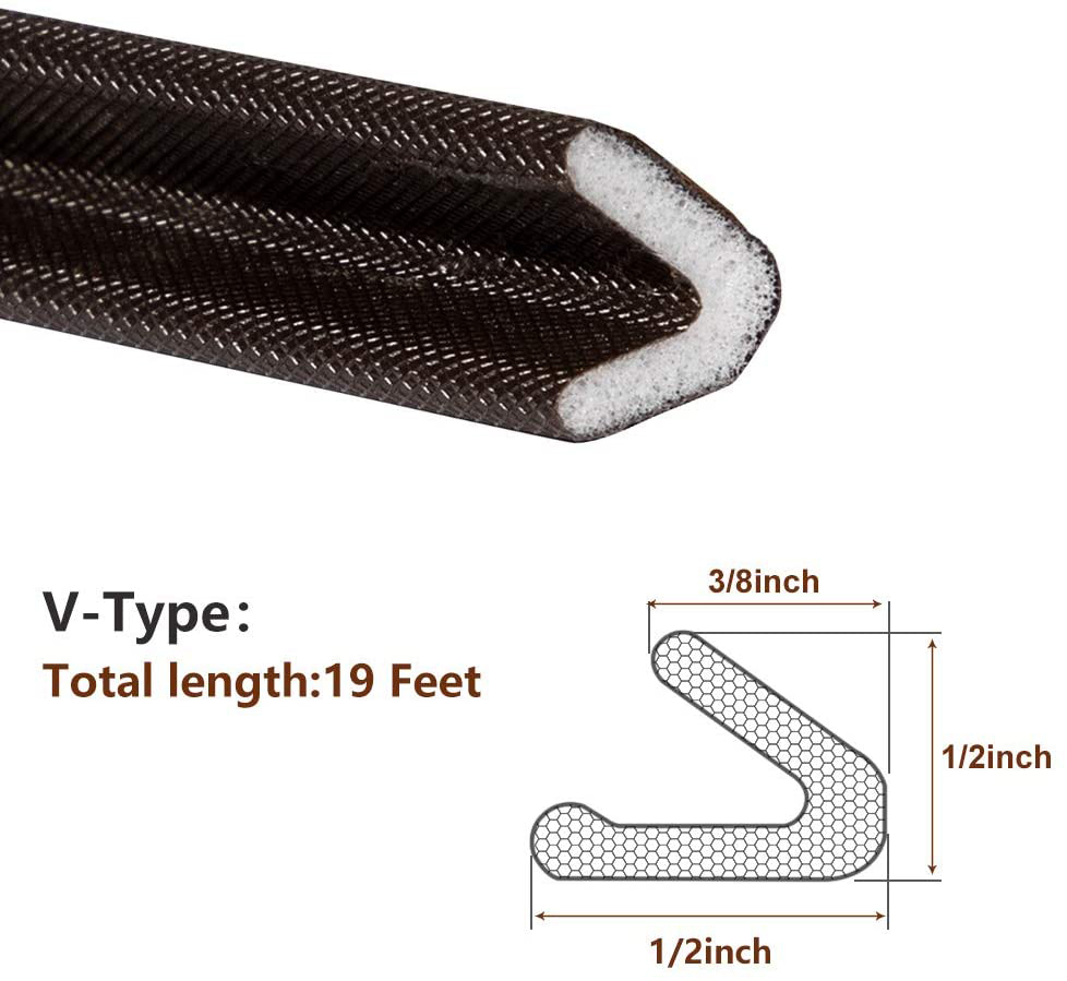 Perfectly Sealed Kerf Insert Sealing Strip for Wooden Door Threshold Weatherstripping