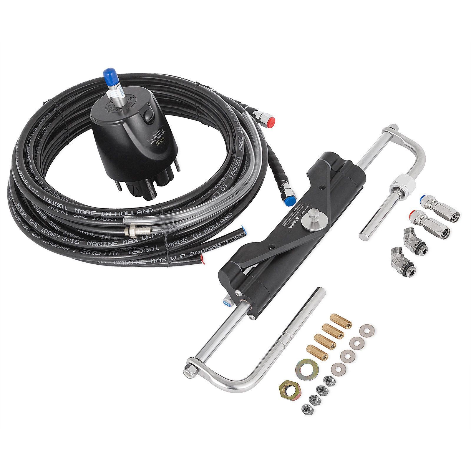 137cc Cylinder Helm Boat Hydraulic Outboard Steering System 150HP
