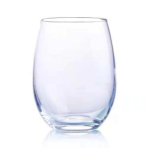 Quality Transparant Lead Free Drinking Water Glasses Egg Cup 420ML Glass wholesale