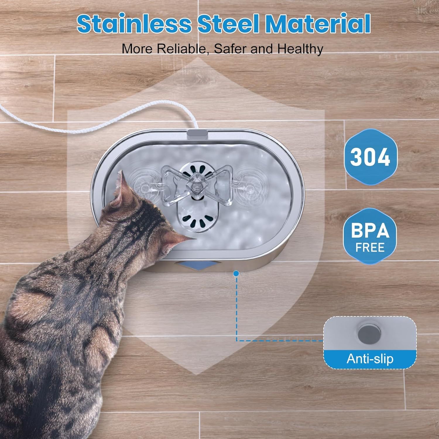 Large-Capacity Pet Water Fountain | Hydration for Multi-Pet Homes