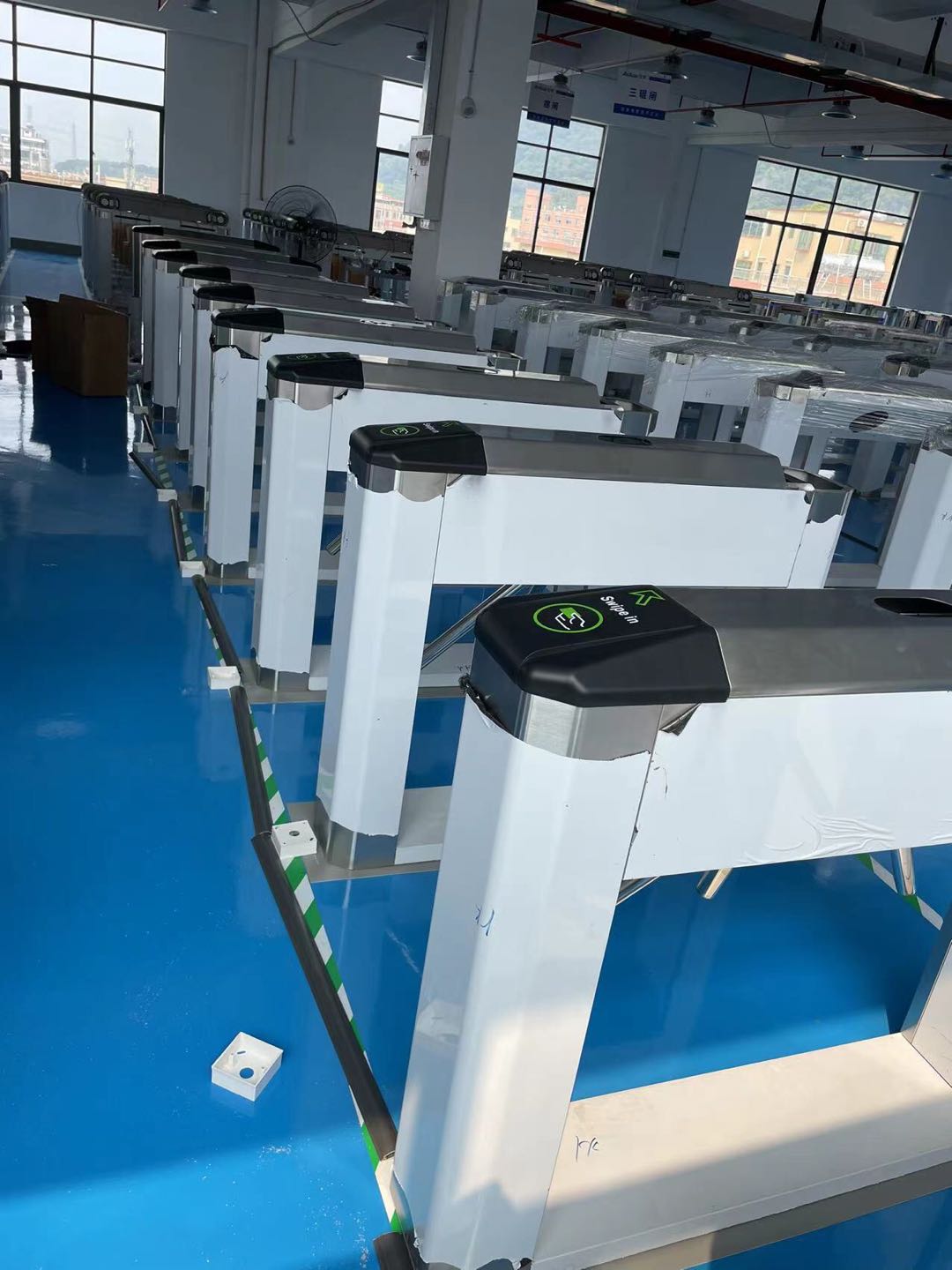 High Security Tripod Turnstile Barrier Gate 3 Arm For Toilets And Library