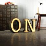 Shop Logo Outdoor LED Letter Sign with 28C Working Lifetime of 50000 Hours and