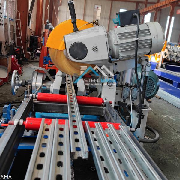 Heavy Duty Gear Box Transmission Solar Rack Unistruct C Channel Roll Forming