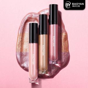 Quality Fast Drying Glitter Shimmer Lip Gloss Planted Ingredients Non Sticky wholesale