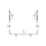 Aluminum Anodizing 1.5mm Double Hung Tilt Windows