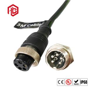 Quality Outdoor LED Display GX16 Waterproof Electrical Plugs wholesale