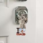 Creative Love Pendant Sublimation Keyring Blanks European American Style
