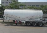 33000L Dry Bulk Cement Powder Tanker Semi Trailers With Carbon Steel Material