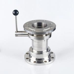 Quality 304 Sanitary Welding Butterfly Valve with Non-Negative Pressure Flange Standard Forged wholesale