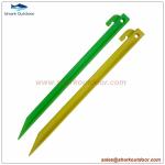 12" Plastic tent peg tent stake tent accessory