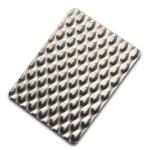 16 Gauge 10 Gauge Embossed Stainless Steel Plate 410 310 ASTM Lentil Flower