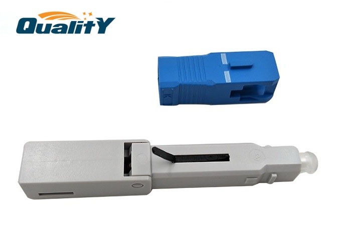 Indoor Outdoor Ftth FTTX SC UPC Quick Connector / SC Fiber Optic Connector Assembly
